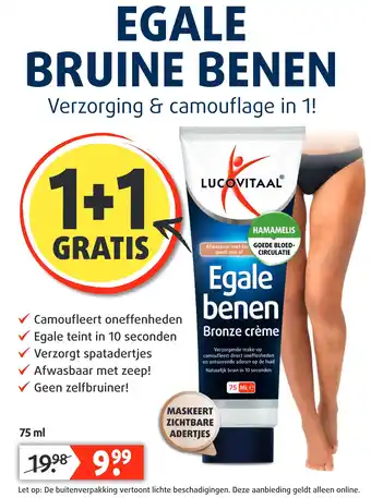 Lucovitaal EGALE BRUINE RENEN aanbieding