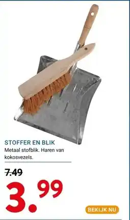 Kluswijs STOFFER EN BLIK aanbieding