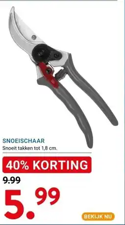 Kluswijs SNOEISCHAAR aanbieding