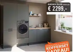 Keukendepot BIJKEUKEN TOLEDO Schiefer grijs aanbieding