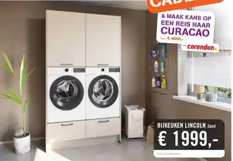 Keukendepot BIJKEUKEN LINCOLN Zand aanbieding