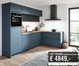 Keukendepot EASY TOLEDO Fjordblauw ultramat aanbieding