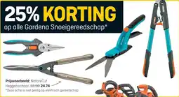 Hubo op alle Gardena Snoeigereedschap* aanbieding