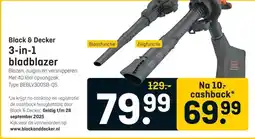 Hubo Black & Decker 3-in-1 bladblazer aanbieding