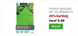 Intratuin Intratuin graszaad sier- en speelgazon. aanbieding