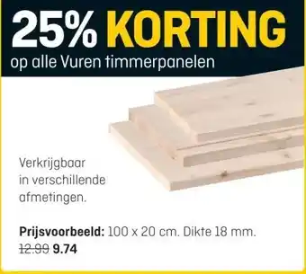 Hubo op alle Vuren timmerpanelen aanbieding