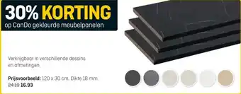 Hubo op Can Do gekleurde meubelpanelen aanbieding