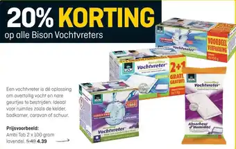 Hubo op alle Bison Vochtvreters aanbieding
