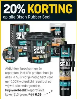 Hubo op alle Bison Rubber Seal aanbieding