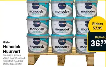 Hubo Histor Monodek Muurverf aanbieding