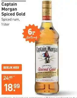 Gall & Gall Captain Morgan Spiced Gold 100CL aanbieding