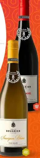 Gall & Gall Famille Bougrier Pure Vallee Pinot Noir 75CL aanbieding