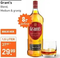 Gall & Gall Grant's 150CL aanbieding