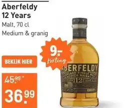 Gall & Gall Aberfeldy 12 Years 70CL aanbieding
