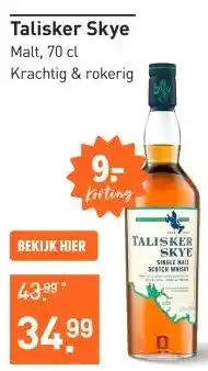 Gall & Gall Talisker Skye 70CL aanbieding