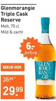 Gall & Gall Glenmorangie Triple Cask Reserve 70CL aanbieding