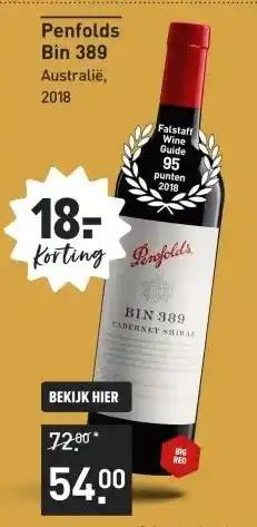 Gall & Gall Penfolds Bin 389 75CL aanbieding