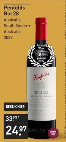 Gall & Gall Penfolds Bin 28 75CL aanbieding