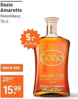 Gall & Gall Gozio Amaretto 70CL aanbieding
