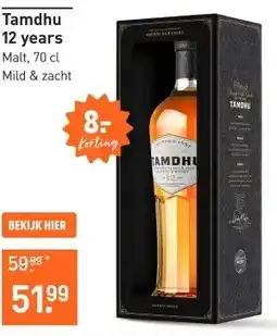 Gall & Gall Tamdhu 12 years aanbieding
