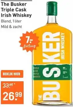 Gall & Gall The Busker Triple Cask Irish Whiskey 100CL aanbieding