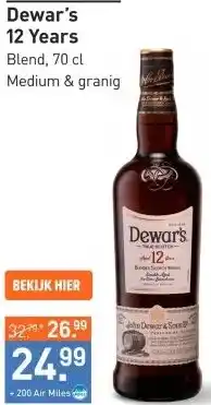 Gall & Gall Dewar's 12 Years 70CL aanbieding