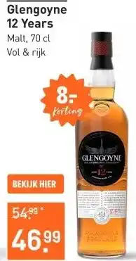 Gall & Gall Glengoyne 12 Years 70CL aanbieding