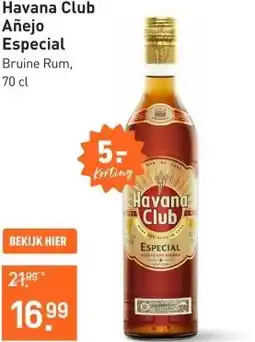 Gall & Gall Havana Club Añejo Especial 70CL aanbieding