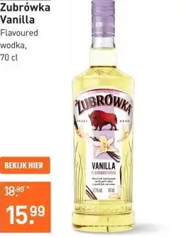 Gall & Gall Zubrówka Vanilla 70CL aanbieding