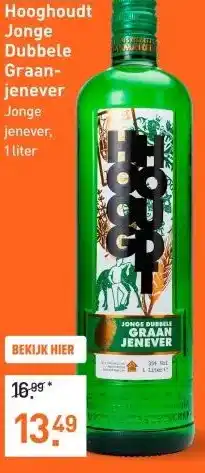 Gall & Gall Hooghoudt Jonge Dubbele Graanjenever 100CL aanbieding