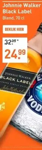 Gall & Gall Johnnie Walker Black Label 70CL aanbieding