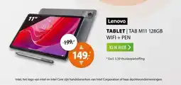 Expert Lenovo Tab M11 4GB 128GB Wifi + Pen aanbieding