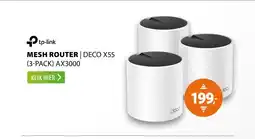 Expert TP-Link Deco X55 AX3000 Mesh WiFi 6 System (3-pack) aanbieding