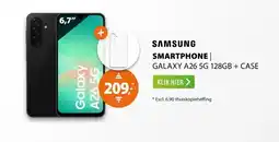 Expert Samsung Galaxy A26 5G 128GB + Clear Case Zwart aanbieding