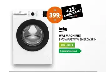Expert Beko BM3WFU3741W EnergySpin Wit aanbieding