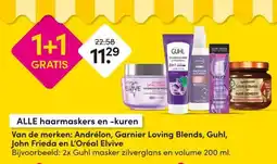 DA ALLE haarmaskers en -kuren aanbieding