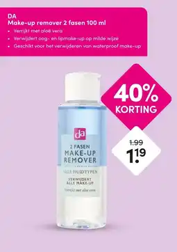 DA DA aanbieding