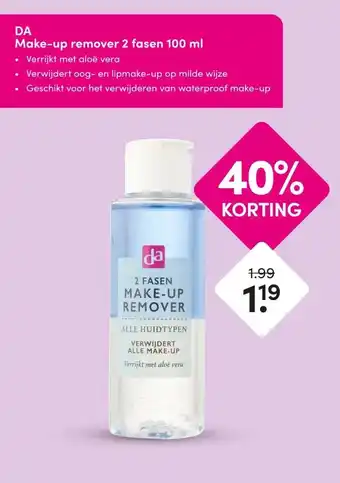 DA DA aanbieding