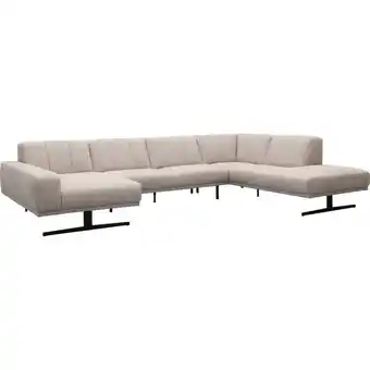 Budget Home Store Bank Olivia longchair links + 2,5-zits + hoekziteiland groot rechts aanbieding