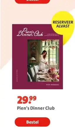 Bruna Pien's Dinner Club aanbieding