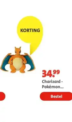 Bruna Charizard - Pokémon Pluche / Knuffel 30CM aanbieding