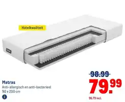 Makro Matras Anti-allergisch en anti-bacterieel aanbieding