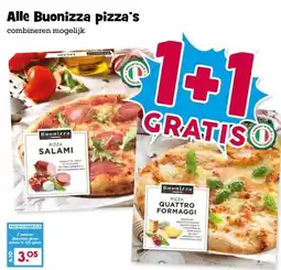 Boon`s Markt Alle Buonizza pizza's aanbieding