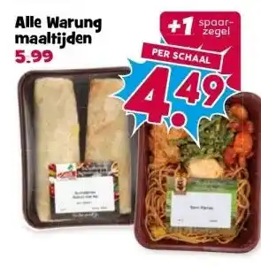 Boon`s Markt Alle Warung maaltijden aanbieding