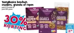 Boon`s Markt TastyBasics beschuit. crackers, granola of repen aanbieding