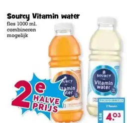 Boon`s Markt Sourcy Vitamin water aanbieding