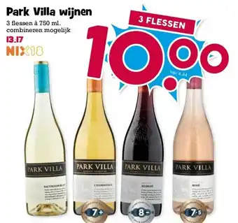 Boon`s Markt Park Villa wijnen aanbieding