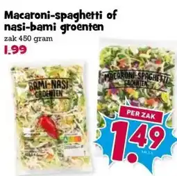 Boon`s Markt Macaroni-spaghetti of nasi-bami groenten aanbieding