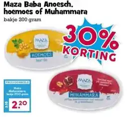 Boon`s Markt Maza Baba Anoesch, hoemoes of Muhammara aanbieding