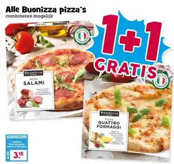Boon`s Markt Alle Buonizza pizza's aanbieding